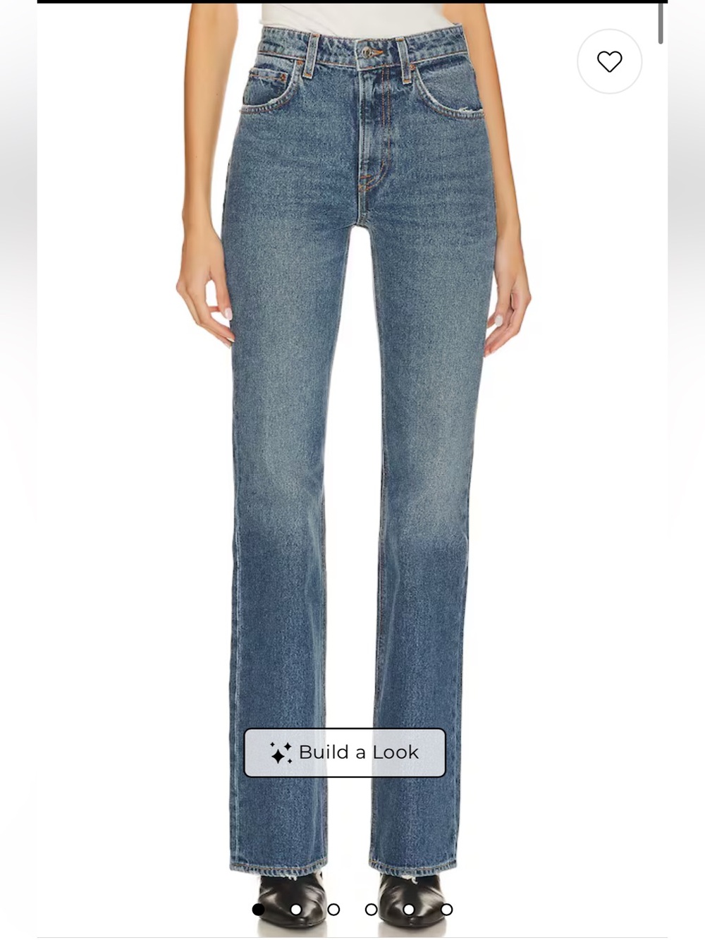 NWOT GRLFRND Melanie High Rise Boot Cut Jeans in Los Feliz